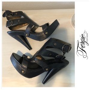 Fergie Double Ankle Strap Heels
